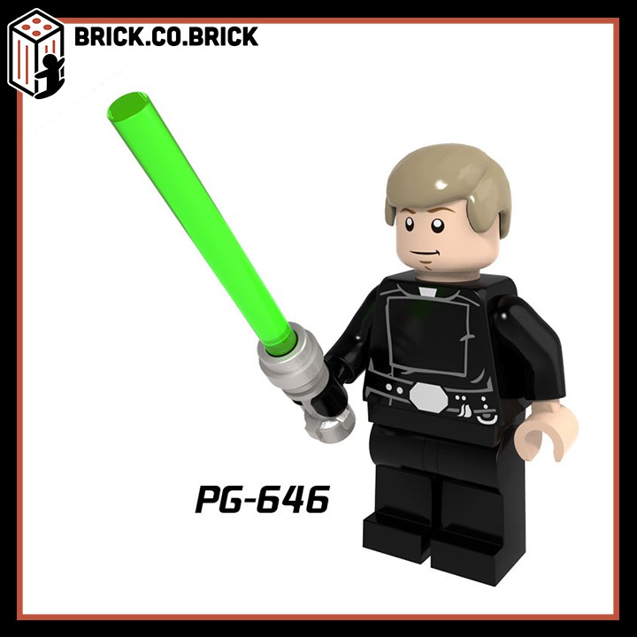 PG8021 - Đồ chơi lắp ráp non lego và mô hình minifigure phiên bản chiến tranh giữa các vì sao Star Wars kiếm ánh sáng