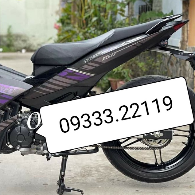 Tem Rời Yamaha Exciter 150 Y15ZR Đen Phối Tím