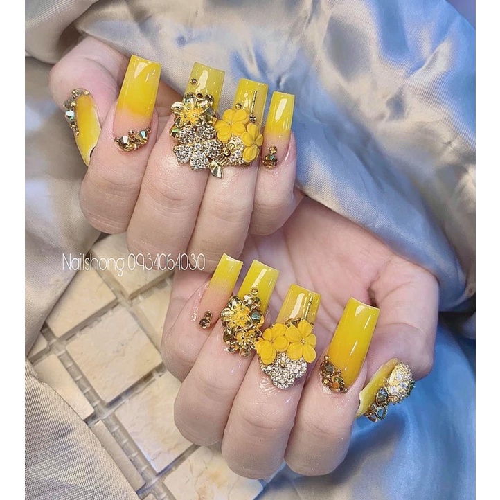 Hoa bột Nail - Hoa 5 cánh size To &amp; Bé mã I MaiAnhNails