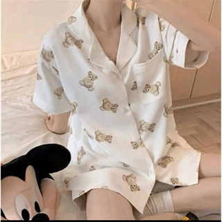 [Ảnh thật ] BỘ ĐỒ CỘC NỮ 🍒 BỘ PIJAMA NỮ CHẤT LỤA KATE THÁI