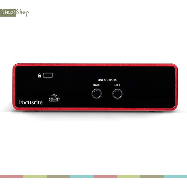 Sound card thu âm chuyên nghiệp cho phòng thu Focusrite Scarlett Solo Gen 3