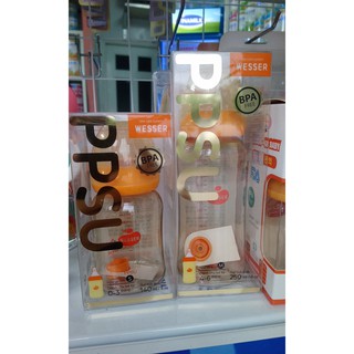 [MỚI NHẤT 2020] BÌNH SỮA WESSER CỔ HẸP CAO CẤP PPSU MỚI RA 140ML/250ML