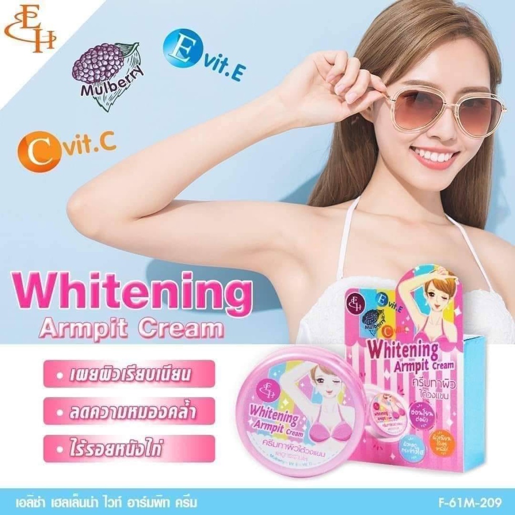 01 Kem Dưỡng Trắng Da Vùng Nách Eliza Helena Whitening Armpit Cream 20gram Thái Lan