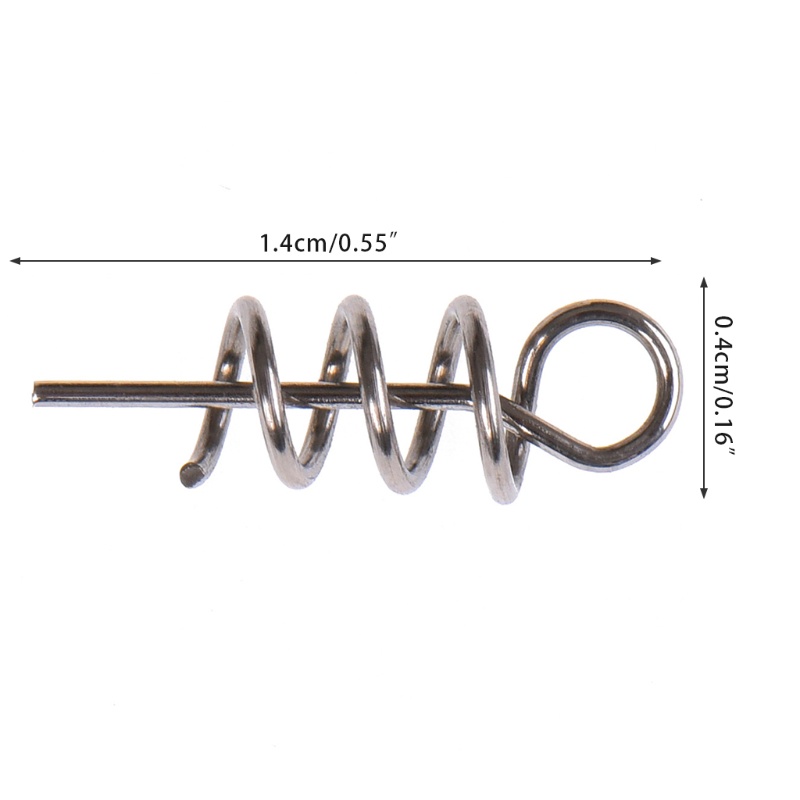 Bộ 50 Móc Lò Xo 14mm Cố Định Dây Câu Cá Chuyên Dụng