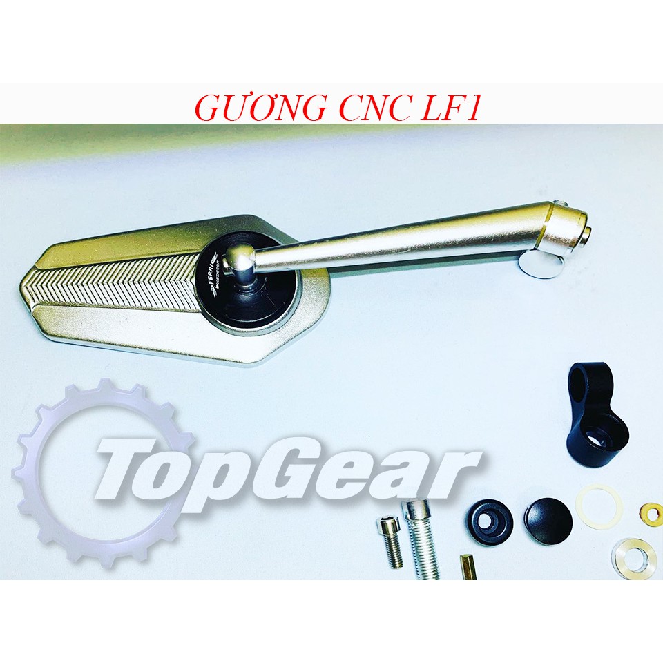 Gương Chiếu Hậu Xe Máy - Gương CNC LF1 &lt;TOPGEAR&gt;