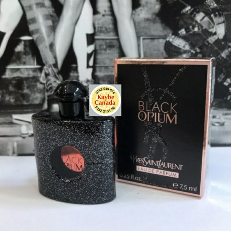 🍁Bill Auth Canada🍁 Nước hoa nữ YSL Black Opium Nuit Blanche mini 7.5ml