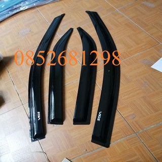 Bộ vè che mưa đen vios form 2003 đến 2013
