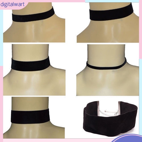Vòng Cổ Choker Nhung Đen Đơn Giản Thời Trang Nữ