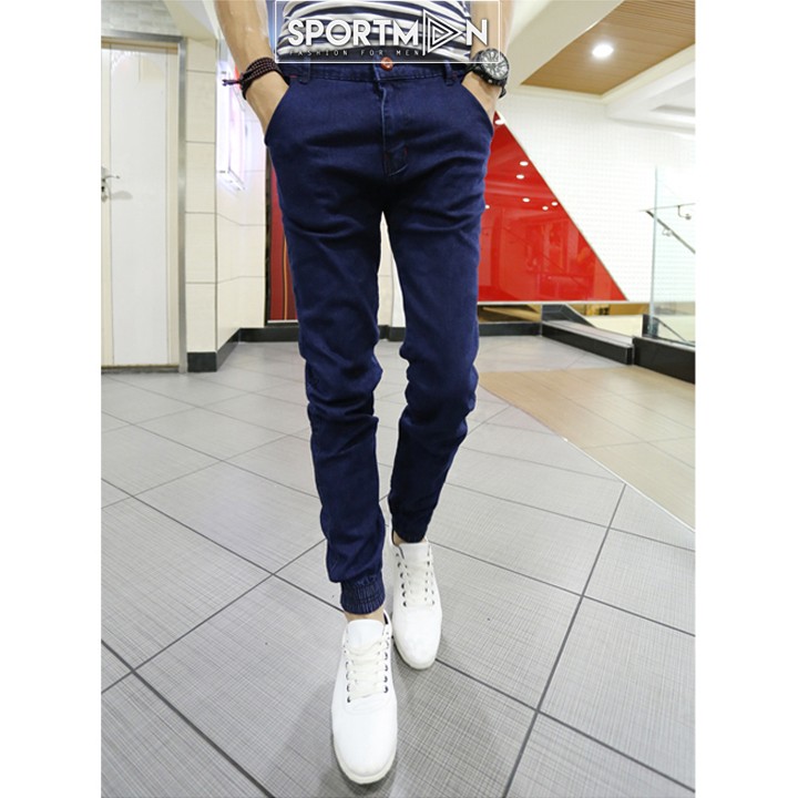 QUẦN DÀI NAM JOGGER KAKI GIẢ JEANS_Q147