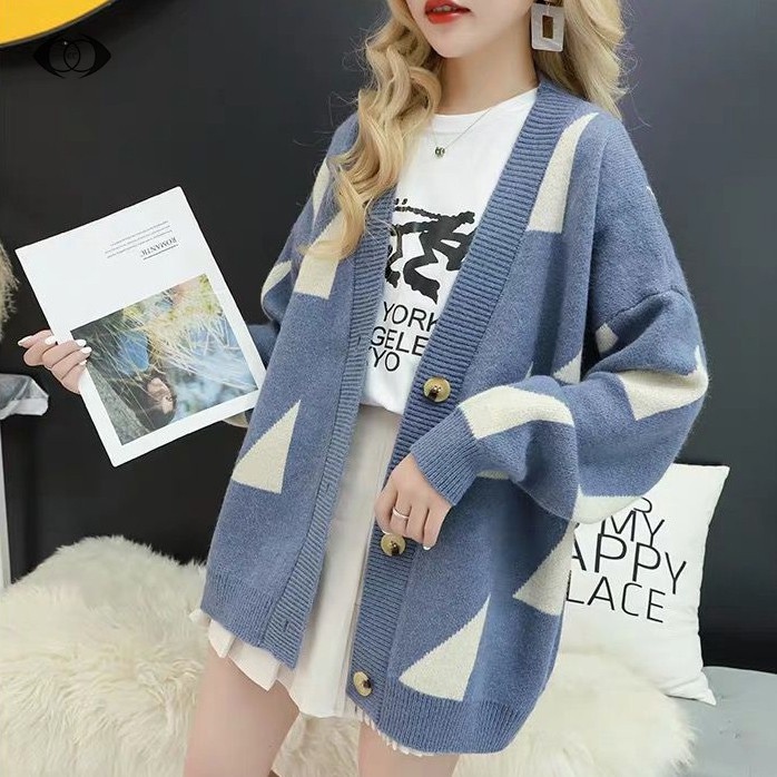 Áo cardigan dệt kim dài tay thời trang xinh xắn cho nữ | BigBuy360 - bigbuy360.vn