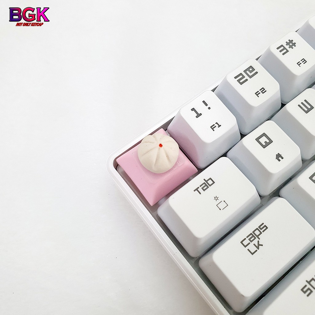 Keycap lẻ hình bánh bao cực đẹp siêu dễ thương Keycap Artisan