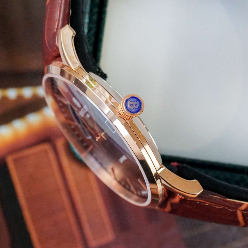 Đồng hồ nam dây da mặt kính chống xước BL1864 BL1864-10 Bentley BL1864-10MRDD