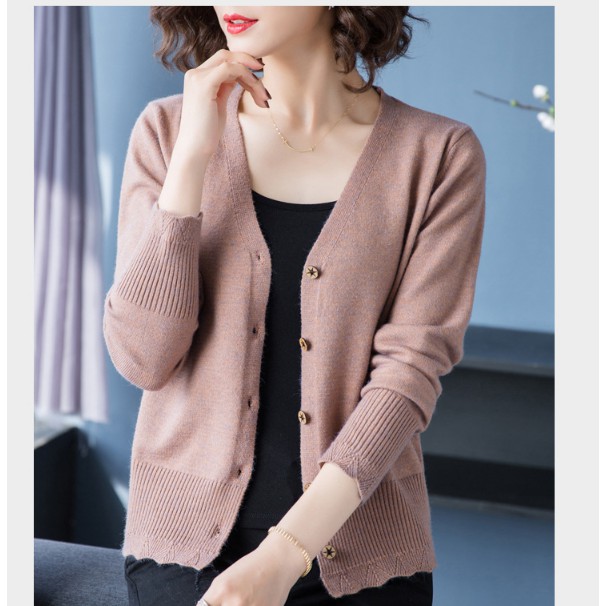 Áo khoác cardigan len nữ đẹp, hàng nhập, chất đẹp, kiểu dáng hàn quốc