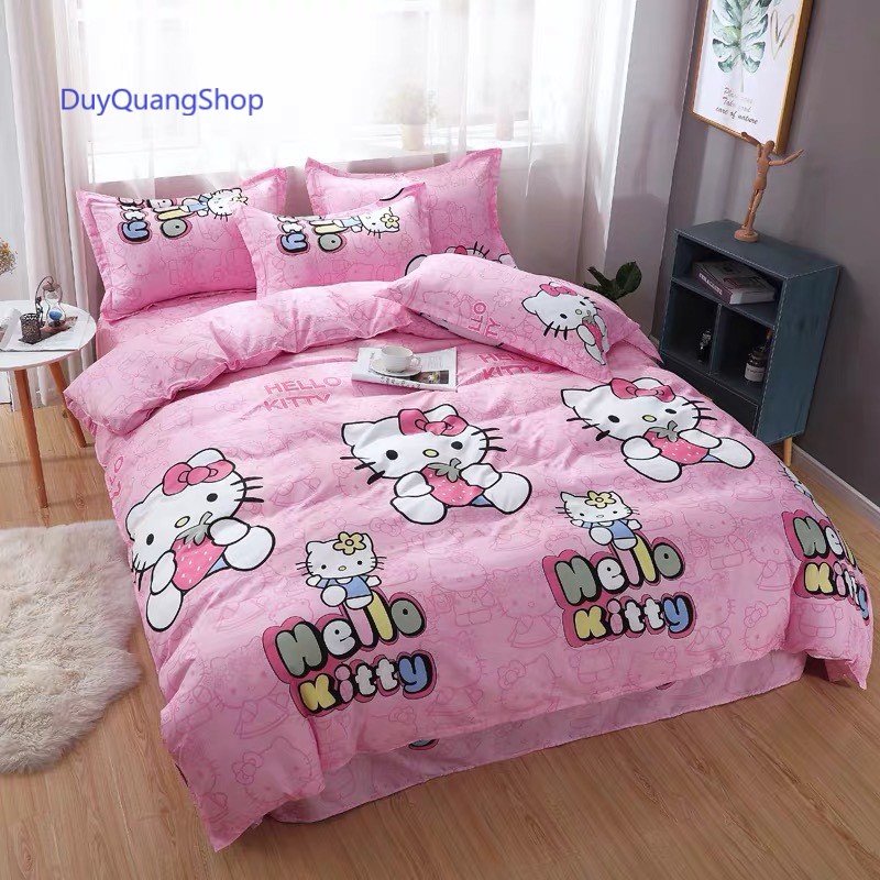 Cotton Poly Nhập Khẩu - Kitty Hồng SP001112