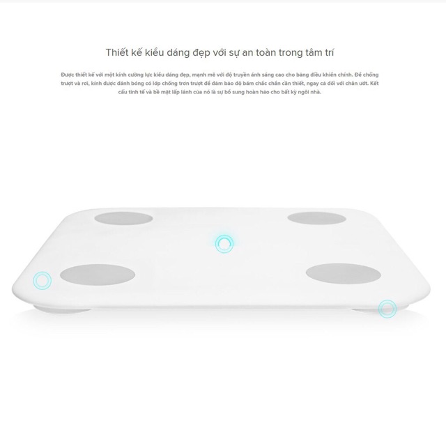 Cân Xiaomi gen 2 Mi Smart Scale 2 thông minh