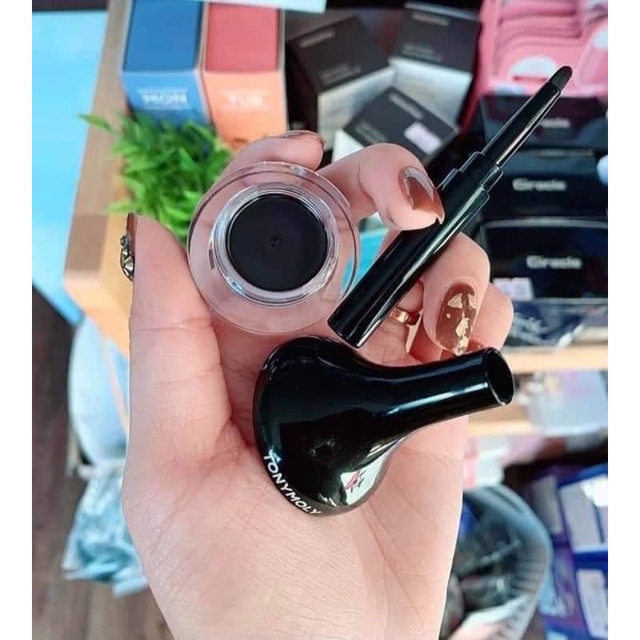 Gel kẻ mắt Tonymoly chống thấm nước chuẩn hàn quốc ( màu đen )