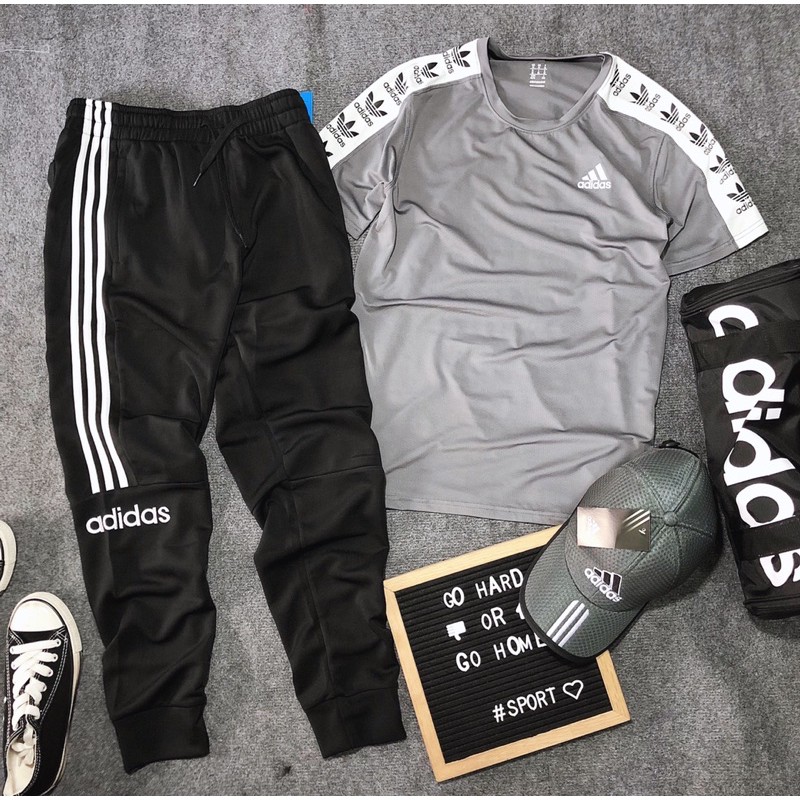 ÁO THỂ THAO NAM PHỐI VAI TẬP GYM, TẠ, TENNIS, CHẠY BỘ, CẦU LÔNG