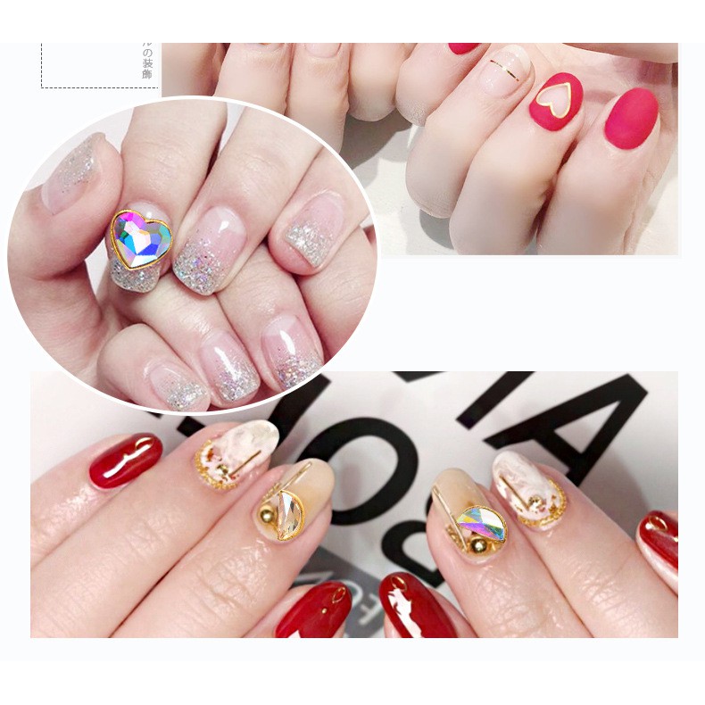 Charm nail ĐÁ KHỐI siêu sáng