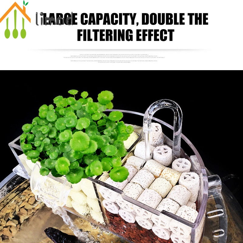 Phụ Kiện Hộp Lọc Nước Ngoài Hình Tròn Bằng Acrylic Cho Bể Cá