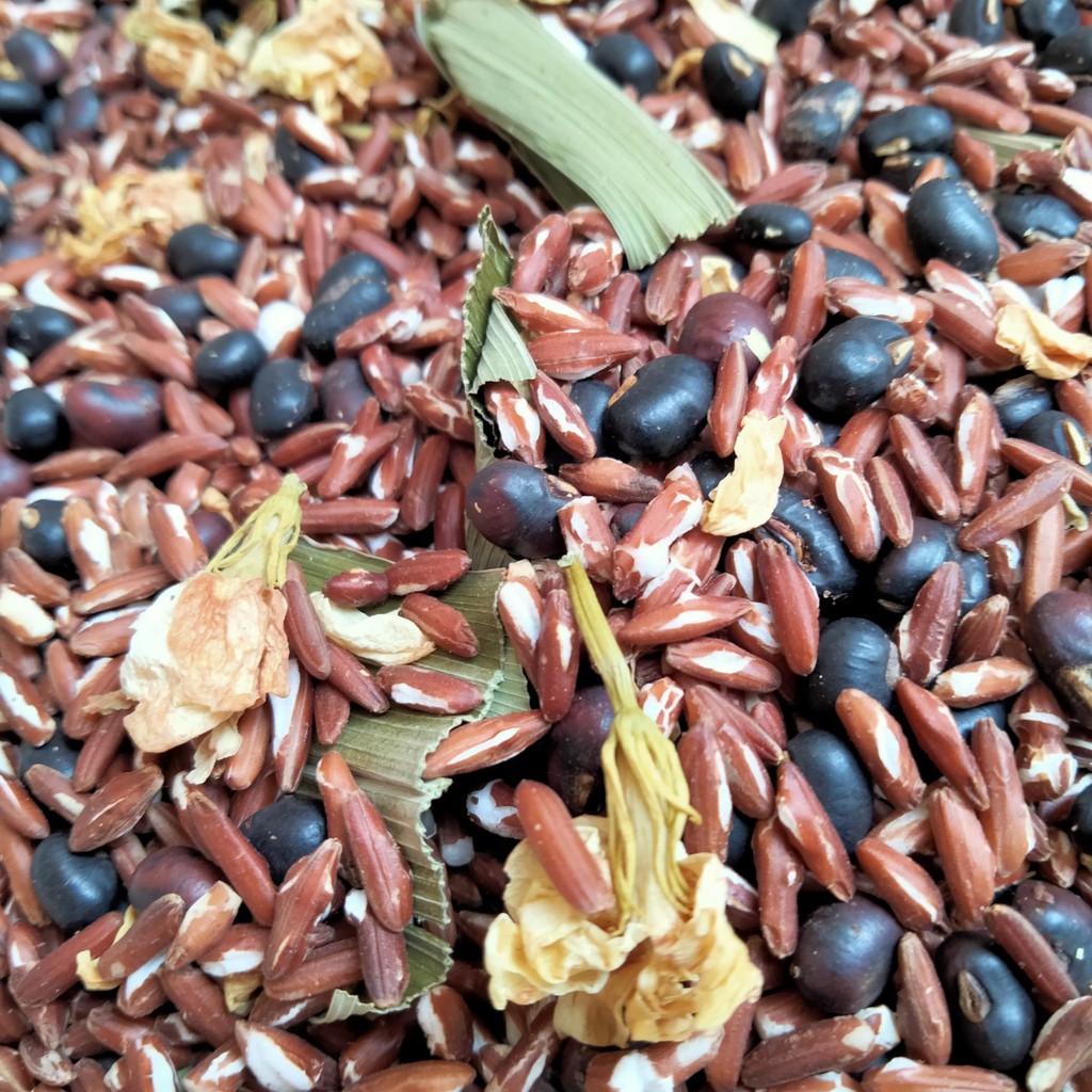 Trà Gạo lứt Đậu đen xanh lòng, Đậu đỏ, Hoa nhài, Lá dứa - Rang tay sẵn ❤️SIÊU THƠM❤️