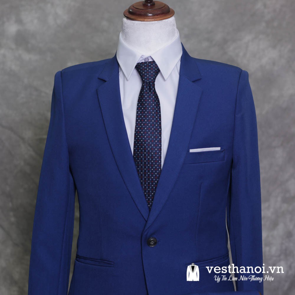 Áo Vest Nam Hàn Quốc Cao Cấp - Mẫu 04 - Xanh Đen