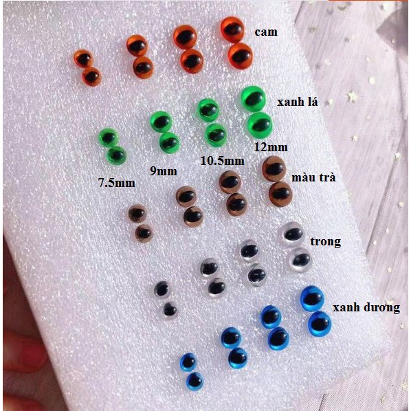 Mắt mèo nhiều màu