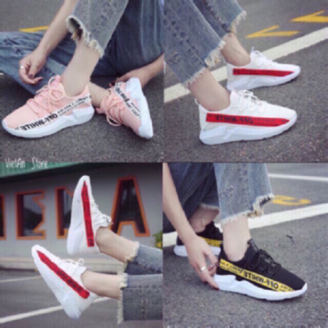 GIÀY BÁNH MÌ THỂ THAO CÓ CHỮ KÈM HỘP 1801 | BigBuy360 - bigbuy360.vn