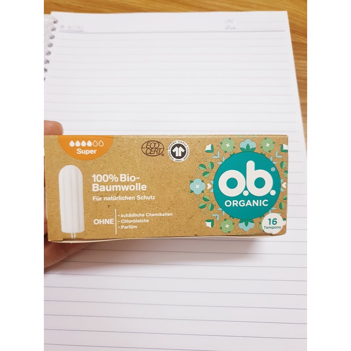 Băng Vệ Sinh Tampon Ob- Hàng nội địa Đức