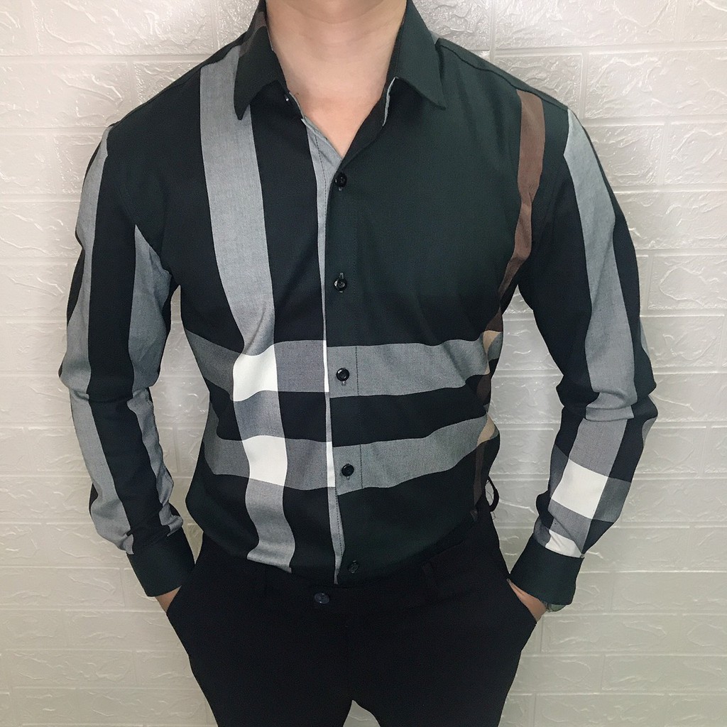 Áo Sơ Mi Nam Dài Tay Sọc Caro N&H02 Thời Trang Cao Cấp Thoải Mái - NEW | BigBuy360 - bigbuy360.vn