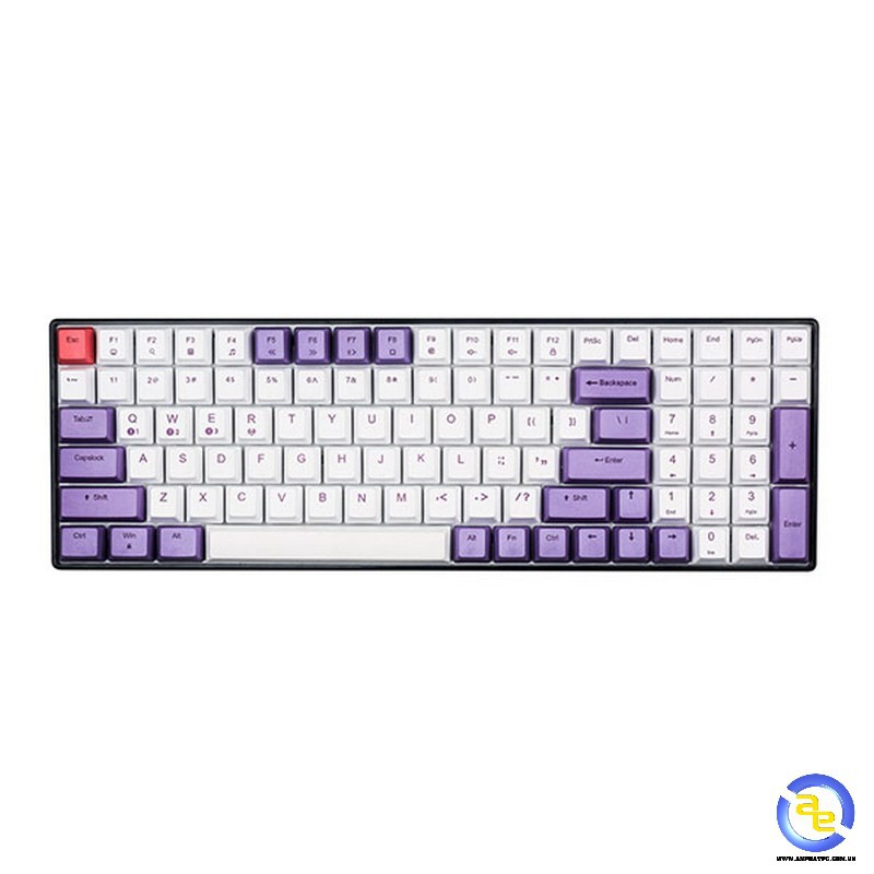 Bàn phím cơ EDRA EK396W Bluetooth Gateron Chính hãng BH 24 tháng