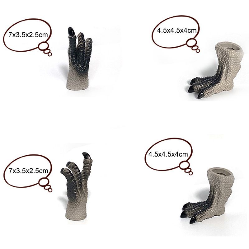 Hot 5Pcs/Set Cartoon Animal Finger Puppets Plush Toy Set Story Time Props Dinosaur Finger Puppet Kids Toy For Toddlers Baby Gifts