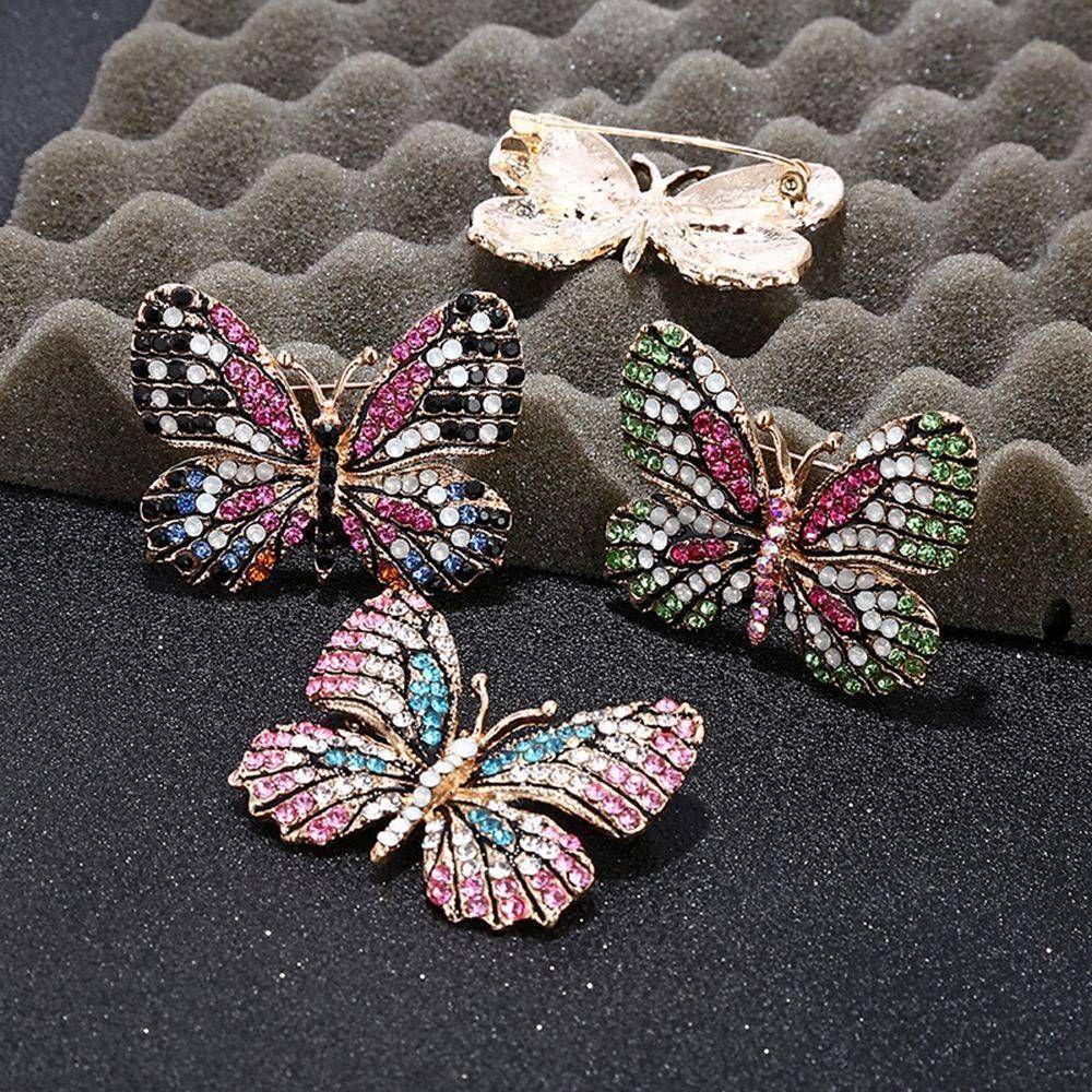 Trâm Cài Áo Hình Bướm Bằng Hợp Kim Thời Trang