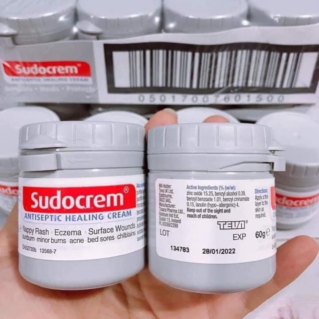 ComBo Kem Bôi Hăm Sudocrem 60g