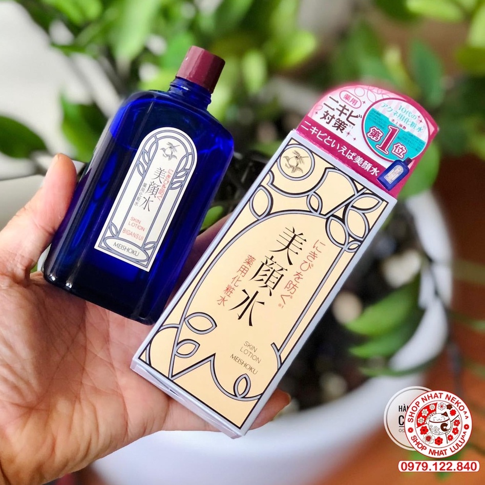 Nước hoa hồng ngừa mụn Meishoku Bigansui Nhật Bản 90ml
