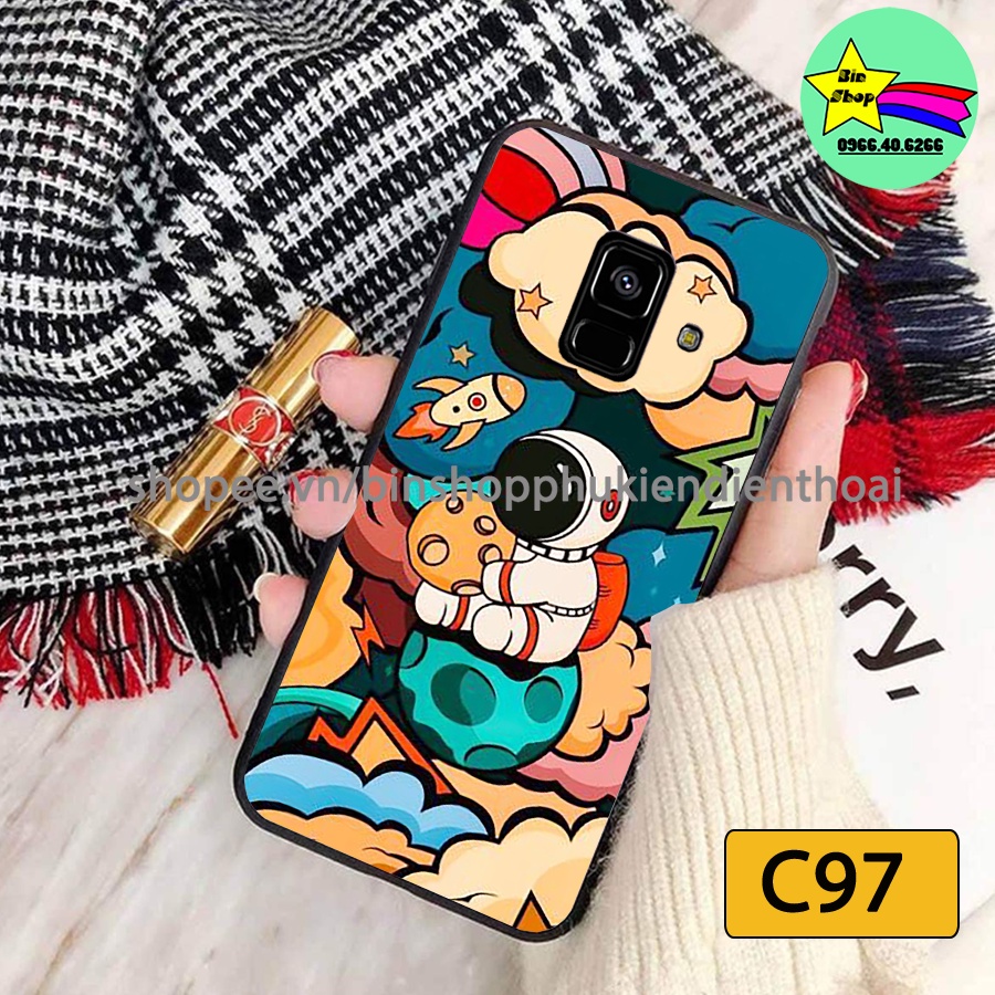 Ốp lưng Samsung A5 2018 / A8 2018 / A6 2018 / J6 2018 in hình Vũ trụ ngân hà cá tính cao cấp