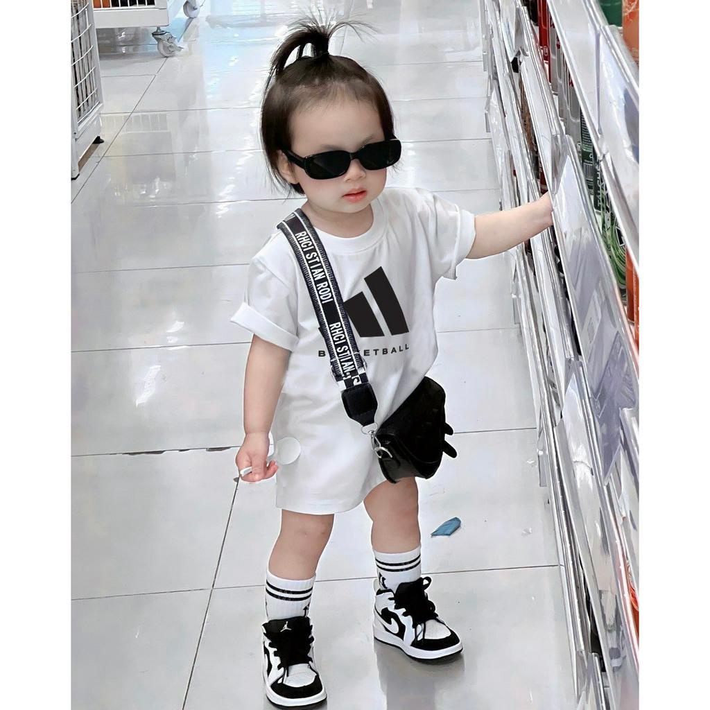 Áo thun gia đình baseketball cho bé, áo phông trẻ em unisex street style Samy Kids