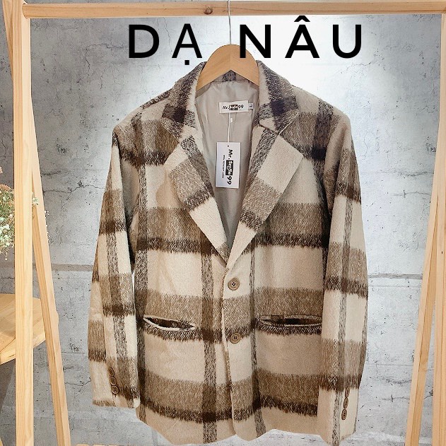 [HÌNH THẬT] ÁO KHOÁC VEST BLAZER NAM NỮ UNISEX THỜI TRANG OVER SIZE MR SMILE 99 SHOP