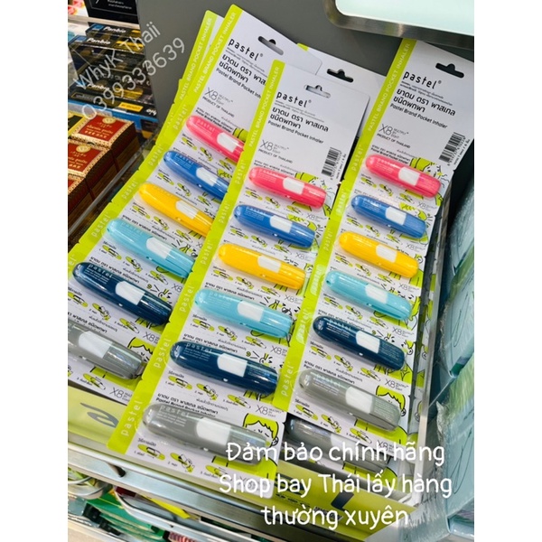 Ống hít mũi Pastel Inhaler Thái Lan BibleBuild tinh dầu hương hoa cực thơm