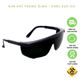 Kính bảo hộ cao cấp đài loan chống bụi, kính hàn đài loan mắt đen