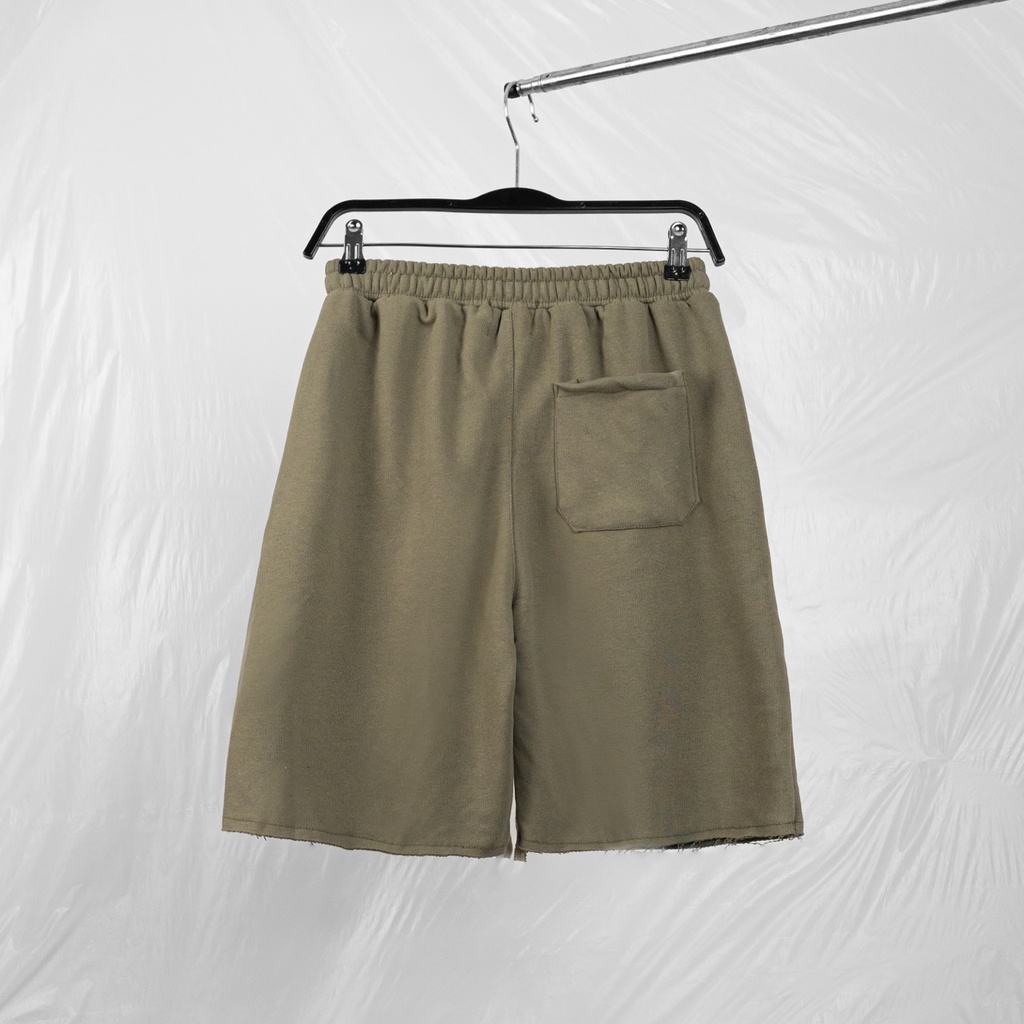 Quần shorts MSW Town trơn không gấu, quần short nỉ nam nữ thời trang unisex