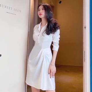 Đầm váy trắng tùng nhúng (kèm hình thật)