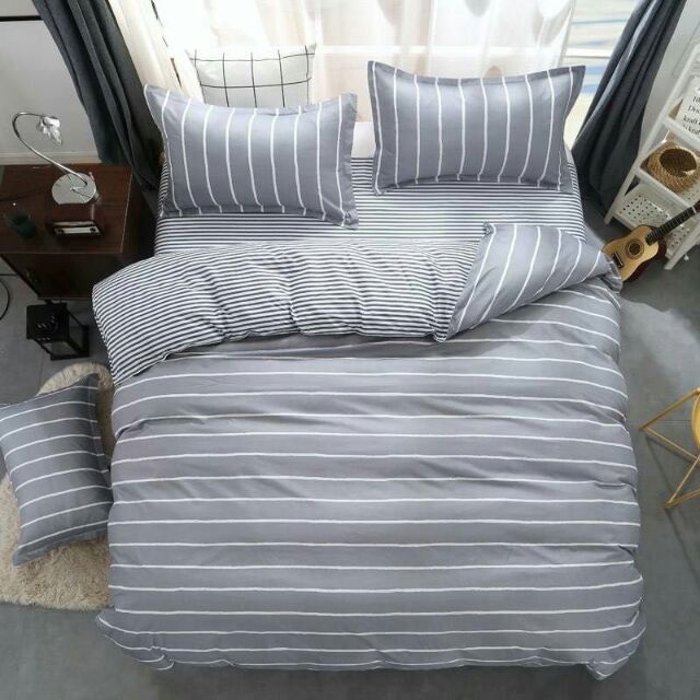 Trọn bộ chăn ga gối Poly nhập cao cấp