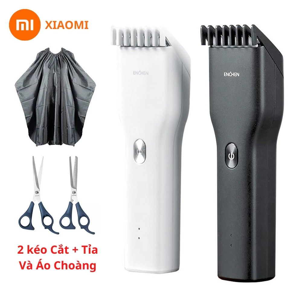 Tông đơ cắt tóc Xiaomi Enchen Boost cho gia đình và salon chuyên nghiệp, Tặng kèm quà hấp dẫn