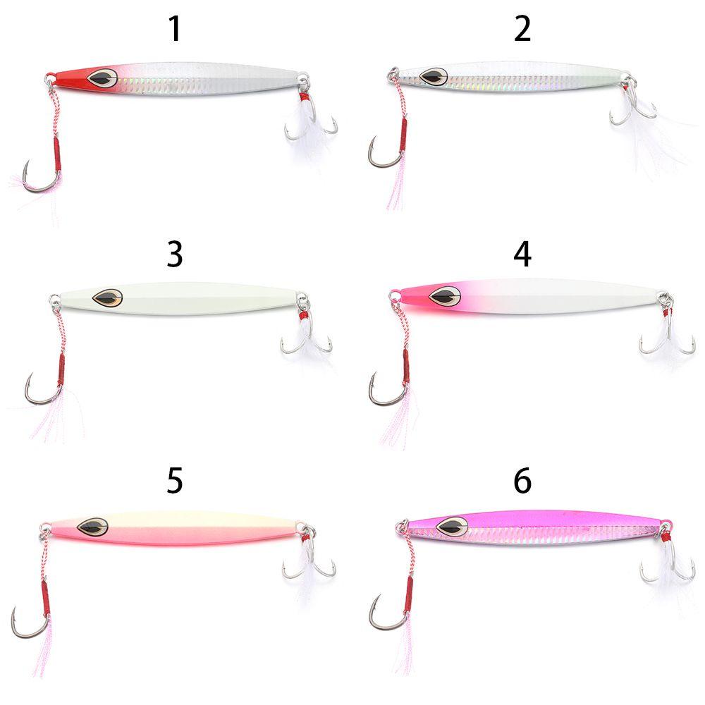 Mồi Giả Nhử Cá Bằng Kim Loại Gắn Kèm Móc Câu Đôi 60g Tiện Dụng