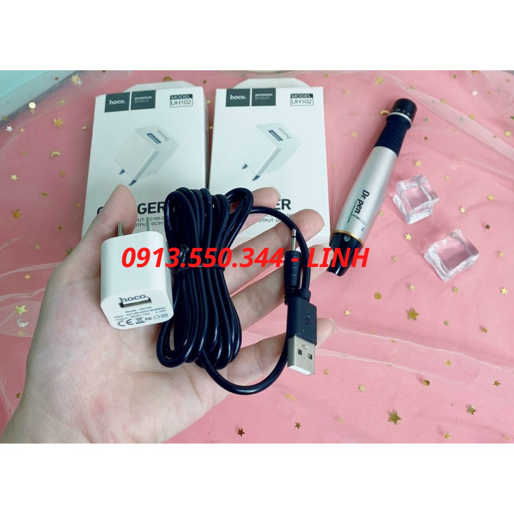 Cục sạc, nguồn và dây sạc cho máy drpen các loại máy mym máy lăn kim máy phi kim