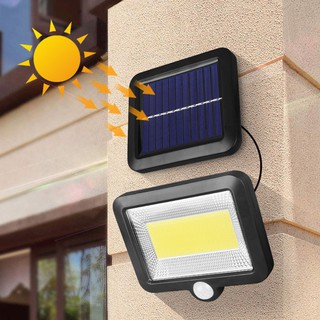 Đèn led 100 bóng năng lượng mặt trời cảm biến chuyển động cho sân vườn
