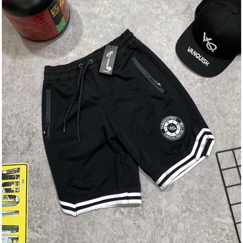 [SALE SÔC] quần short gym nam VANQUISH, quần đùi nam cực chất