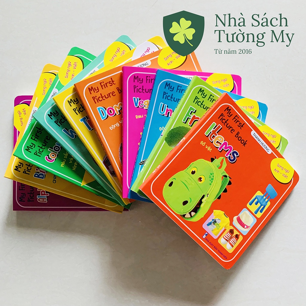 Sách - Bộ hình ảnh đầu tiên cho bé - Baby's first picture book 8 quyển