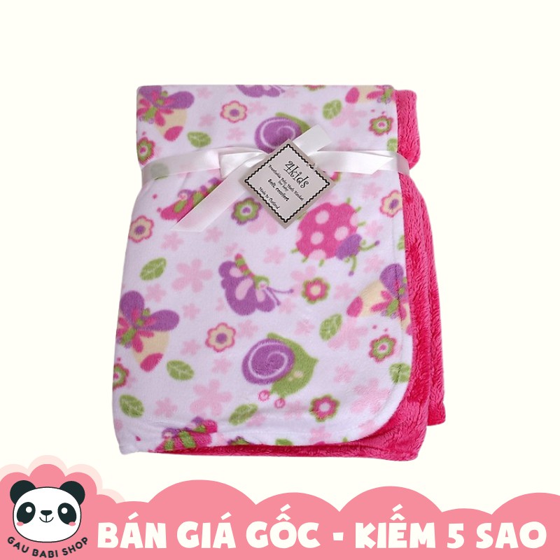 FREE SHIP !!! Chăn lông thỏ siêu mịn Comfybaby màu Hồng