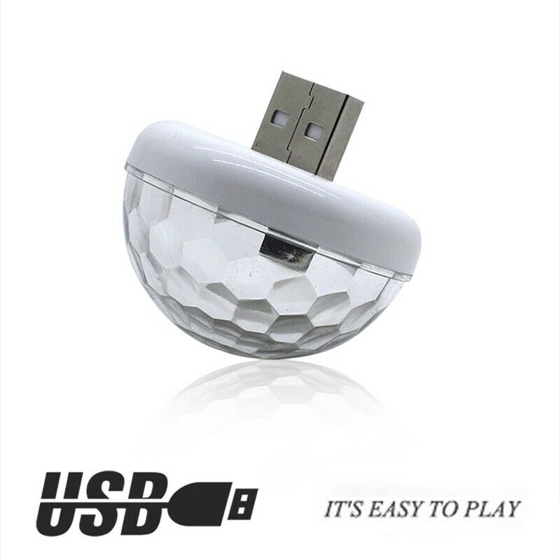 Đèn LED USB ánh sáng trắng dùng để trang trí nội thất xe ô tô